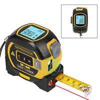 3 in 1 Digital Tape Measure, LCD Display Backlight Laser Rangefinder, Building Measuring Device, 5 Meter Hand Measuring Tool ...