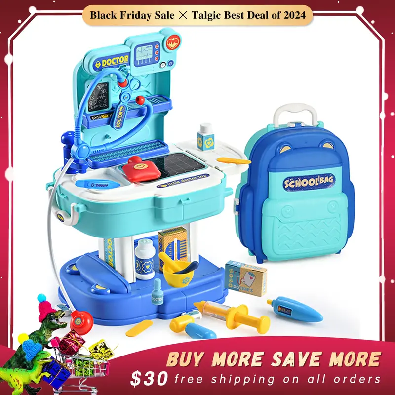 Kids Doctor Playset 2 in 1 toy Pretend play