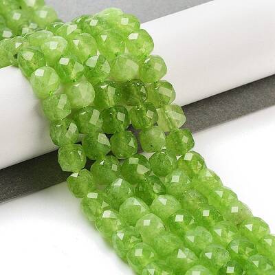 Natural White Jade Beads Strands