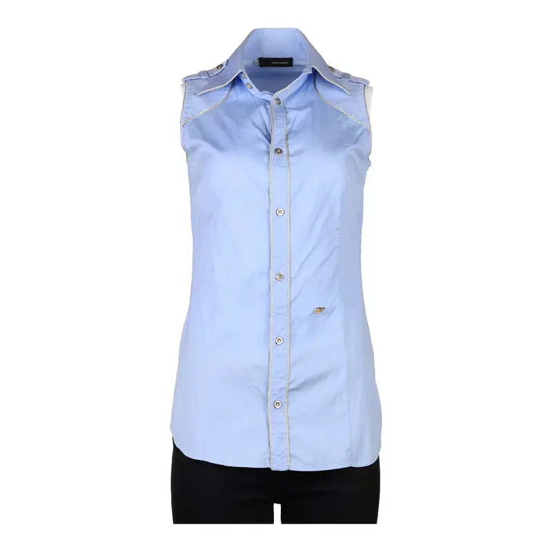 Dsquared2 Blouse - Medium Blue Cotton