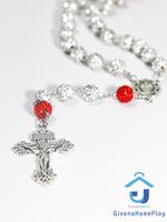 GIVE-Cross rosary, a Christian faith symbol, exquisitely crafted, conveys love & redemption. A charming pendant . men  religi...