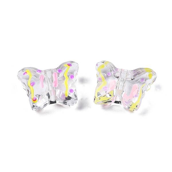 Transparent Acrylic Enamel Beads