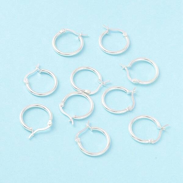 925 Sterling Silver Hoop Earrings