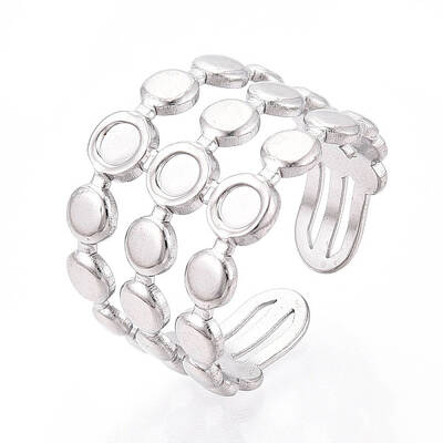 304 Stainless Steel Cuff Rings Components