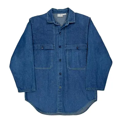 Koret City Blues Denim Shirt - Large Blue Denim