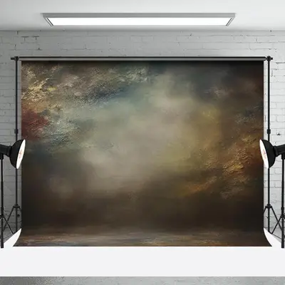 Vague Cloudy Old Master Maternity Portrait Backdrop - Aperturee