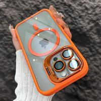 Heavy Duty Camera Lens Kicksatnd Clear Case For iPhone 1615 14 13 12 11 ProMax Compatible With Magsafe Shockproof Transparent...