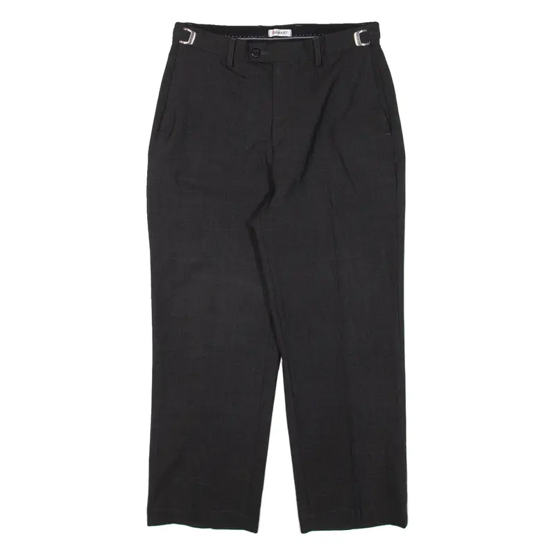 DAMART Womens Trousers Grey Regular Straight Wool W30 L25
