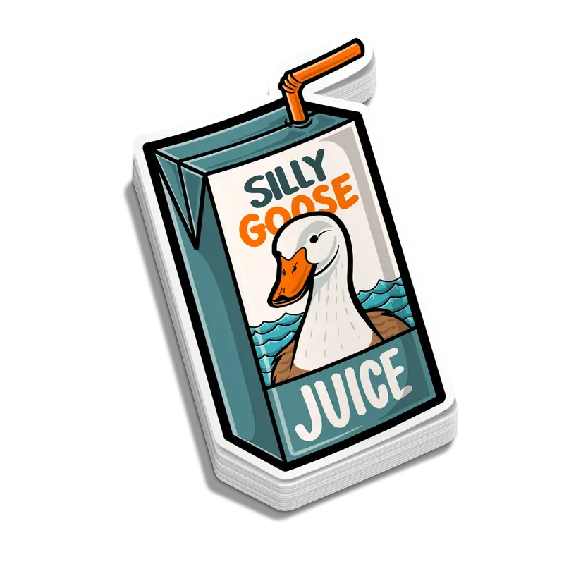 Silly Goose - Hard Hat Decal