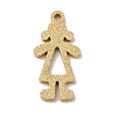 304 Stainless Steel Textured Pendants