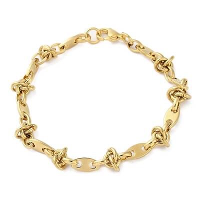304 Stainless Steel Oval Link Chain Bracelets for Women