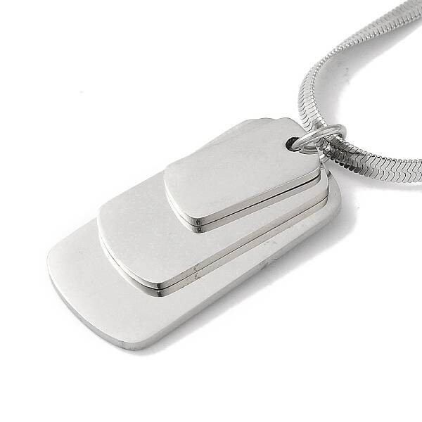 Non-Tarnish 304 Stainless Steel Snake Chain Necklaces
