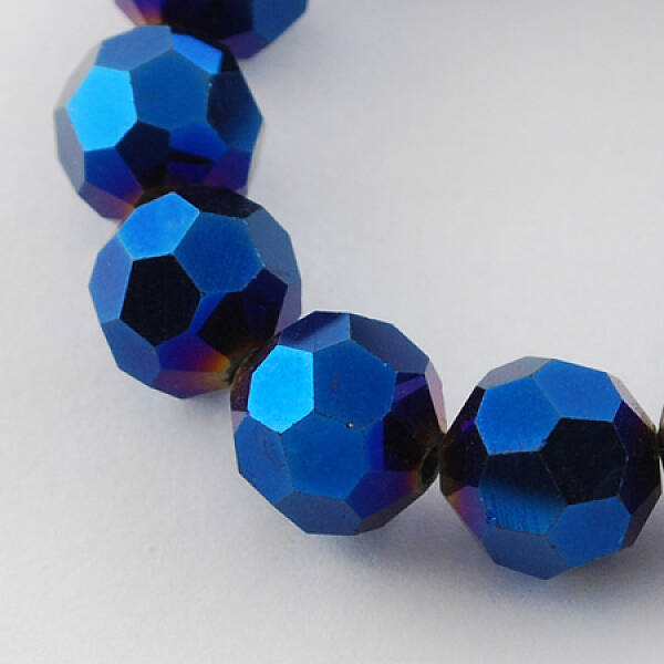 Electroplate Glass Bead Strands