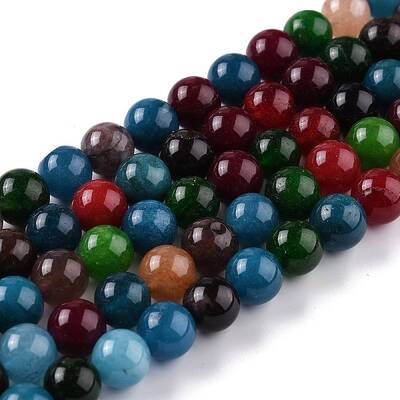 Natural White Jade Beads