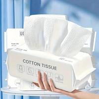 Disposable Face Towel, 100 Sheets/pack Soft Multi-purpose Face Dry Towel, Bathroom Hotel Home Face Cleaning Tool, Bathroom Ac...