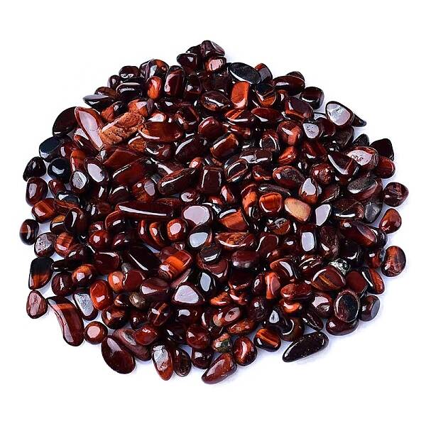 Natural & Dyed Tiger Eye Tumbled Chips