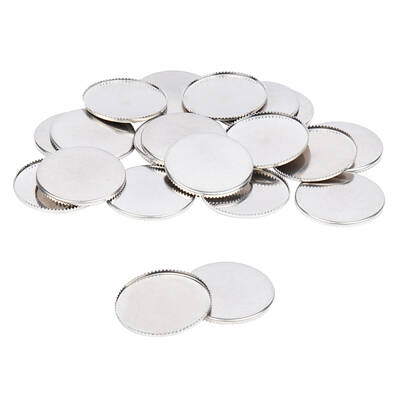 Tarnish Resistant 304 Stainless Steel Milled Edge Bezel Cups