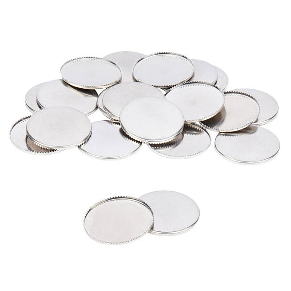 Tarnish Resistant 304 Stainless Steel Milled Edge Bezel Cups
