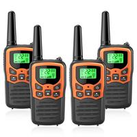 Long Range way Walkie Talkie for Adults with 22 FRS Channels, LED Flashlight, VOX, and LCD Display—ideal for hiking and cam...