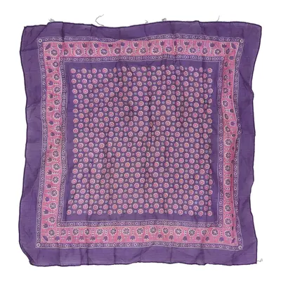 Unbranded Floral Scarf - No Size Purple Polyester