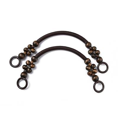 Wood Beads Bag Handles
