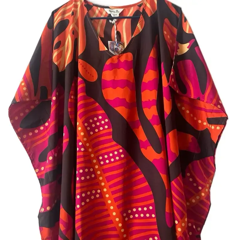 Plus size kaftan Dress for Ladies-casual womenswear , for home, beach vacation & summer wear