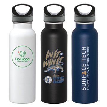 25 Customized Safari 20 oz Vacuum Insulated Water Bottle - 24Hr ...