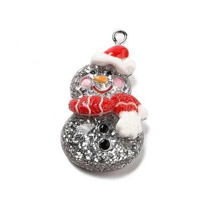 Christmas Theme Resin Pendants