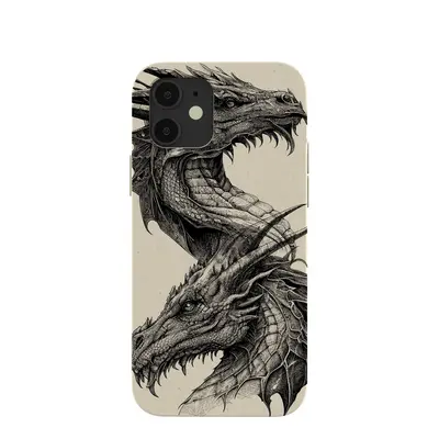 London Fog Twin Dragons iPhone 12/ iPhone 12 Pro Case