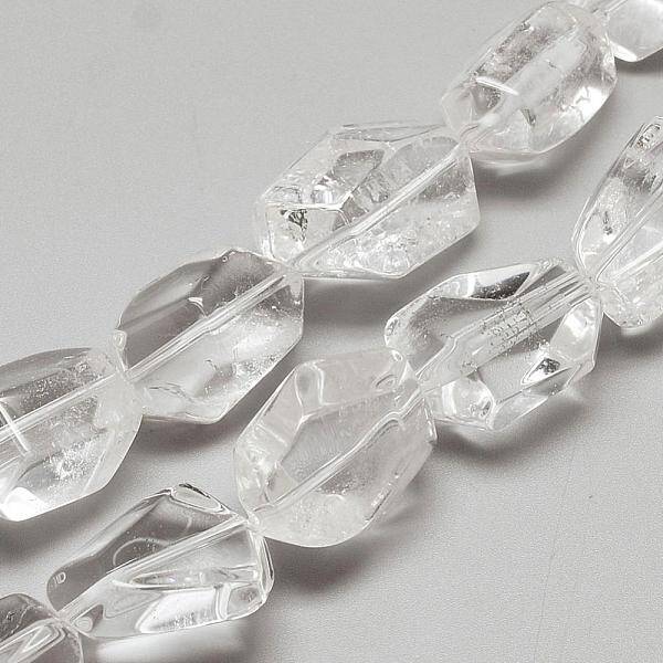 Natural Quartz Crystal Beads Strands