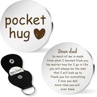 Father's Day Gifts - Dad's Gifts - Pocket Hug Token - Christmas gift for Dad- Dad Birthday Gift, Birthday Gifts for Dad, Dadd...