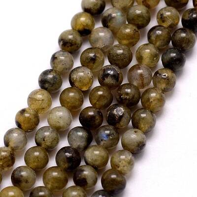 Natural Labradorite Bead Strands
