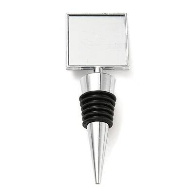 Alloy Wine Bottle Stopper Cabochon Settings