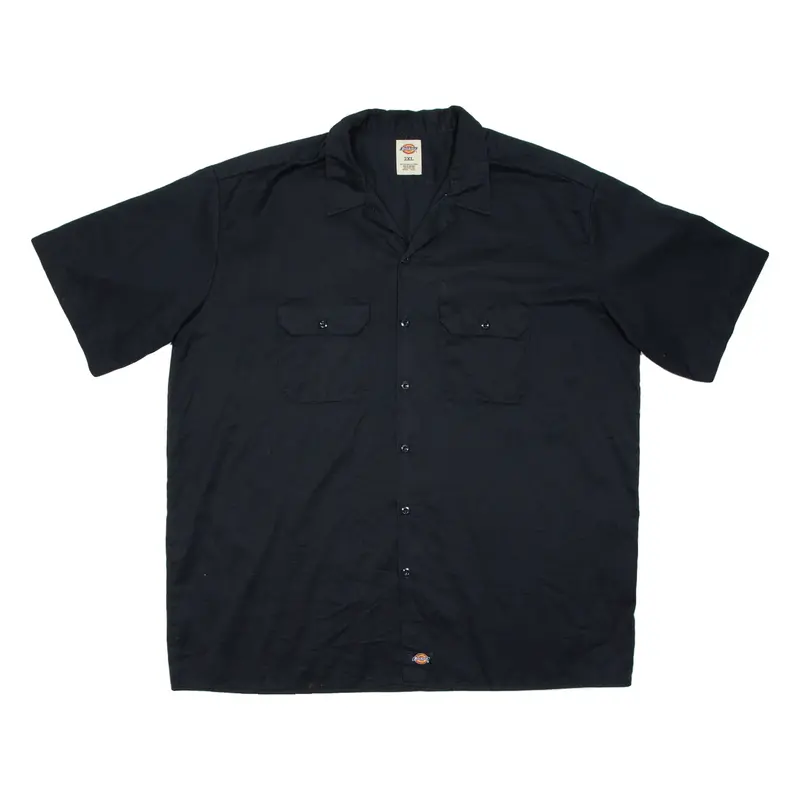 DICKIES Mens Worker Shirt Black 2XL