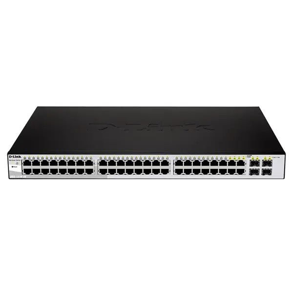 D-Link DGS-1210-48/E | DES-1210 Series 48 x 10/100/1000Base-T RJ-45 and 4 x Combo RJ-45/SFP (mini-GBIC) Ports Layer 2 Gigabit...