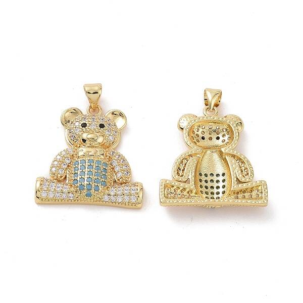 Brass Cubic Zirconia Pendants