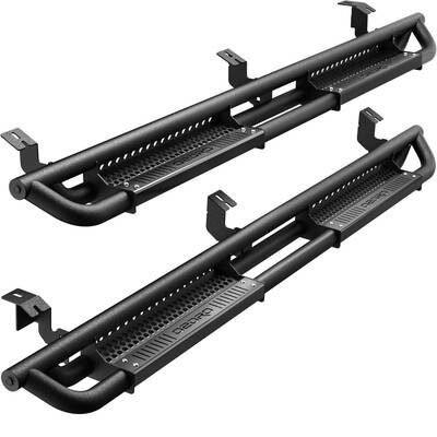 OEDRO® 6 inch Running Boards Compatible with 2005-2023 Toyota Tacoma Double Cab, Upgraded Paintable Side Steps, Black Textur...