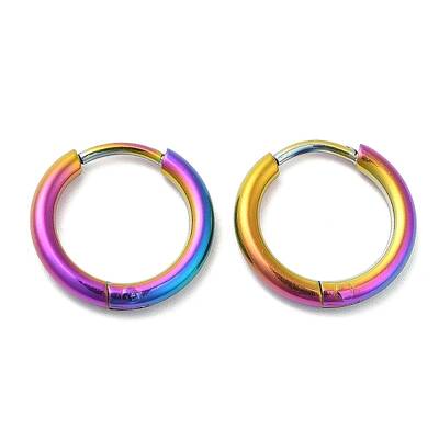 Ion Plating(IP) Titanium Alloy Huggie Hoop Earrings for Women