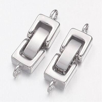 Brass Fold Over Clasps