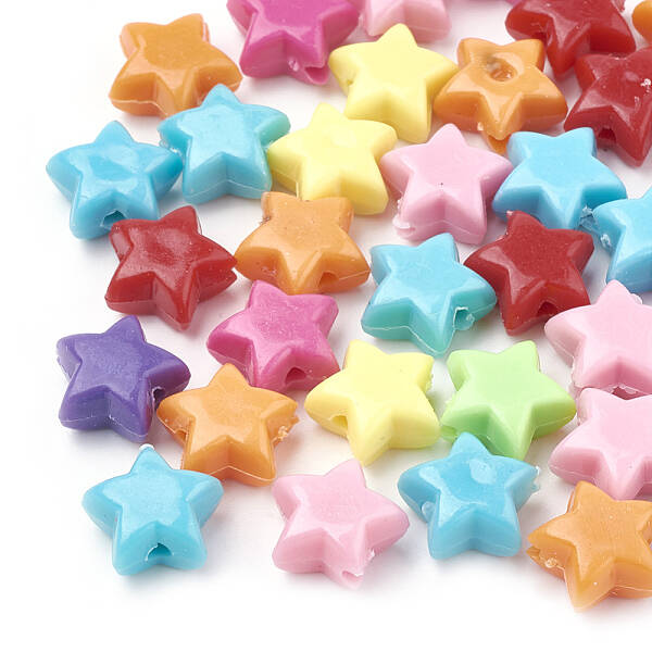Opaque Acrylic Beads