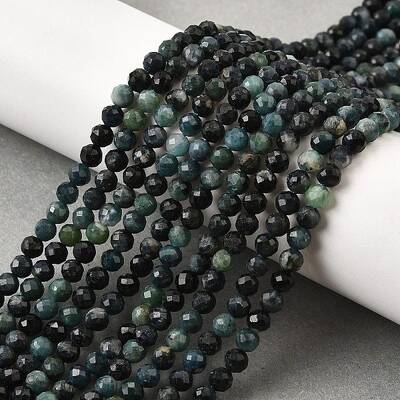 Natural Blue Tourmaline Beads Strands