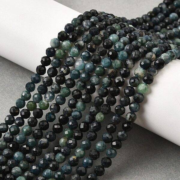 Natural Blue Tourmaline Beads Strands