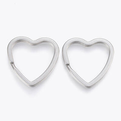 Tarnish Resistant 304 Stainless Steel Split Key Rings