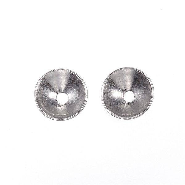 Tarnish Resistant 201 Stainless Steel Bead Caps