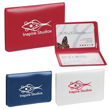 350 Customized Business Card License Holder - Vinyl