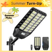 HYKOONT TW Matrix Series Solar Street Lights IP66 Waterproof Outdoor Lighting Dusk to Dawn with Motion Sensor & Remote Contro...