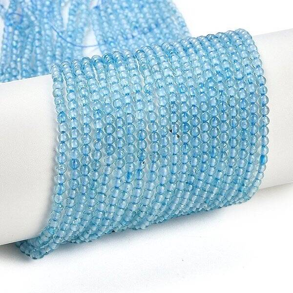Natural Blue Topaz Beads Strands