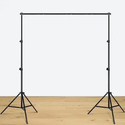 Metal 10x6.5ft/3x2m Adjustable Backdrop Stand With Clips