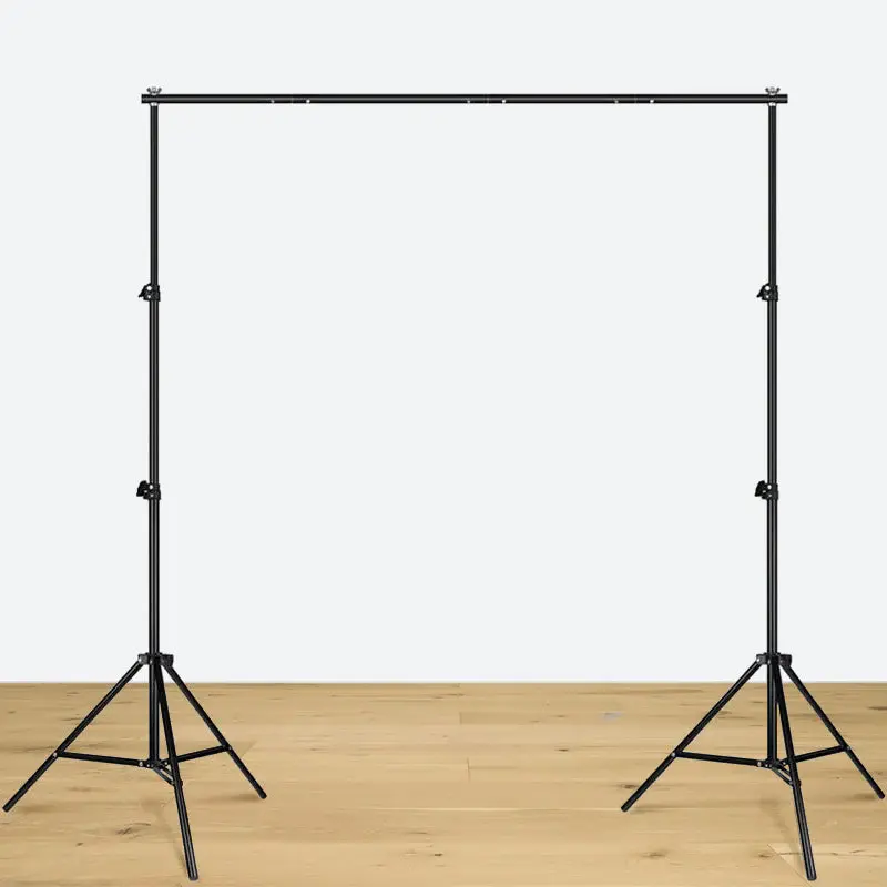 Metal 10x6.5ft/3x2m Adjustable Backdrop Stand With Clips