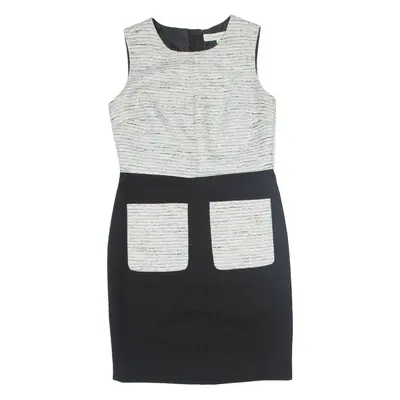 ROKSANDA ILINCIC Pencil Dress Black Sleeveless Knee Length Womens UK 8